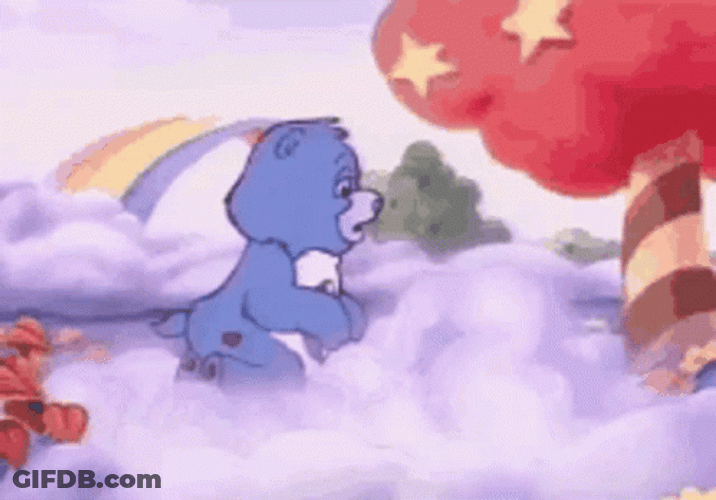 Grumpy Bear Bed Time Care Bear GIF