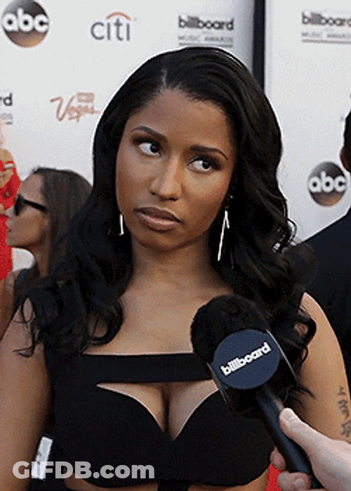 Grumpy Cardi B GIF