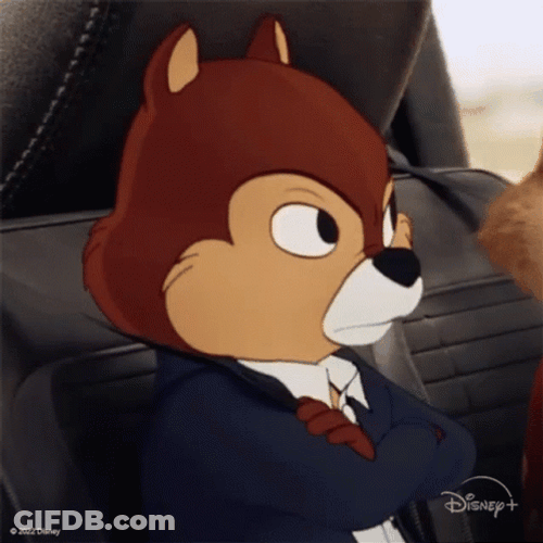 Grumpy Chip 'N Dale Rescue Rangers GIF