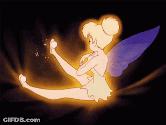 Grumpy Cute Tinkerbelle GIF