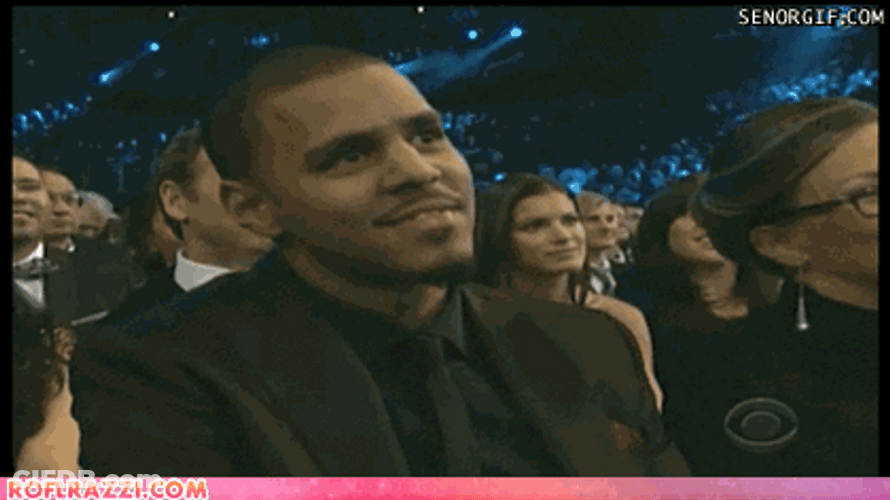 Grumpy J. Cole Clapping GIF