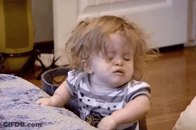 Grumpy Little Girl Crying GIF