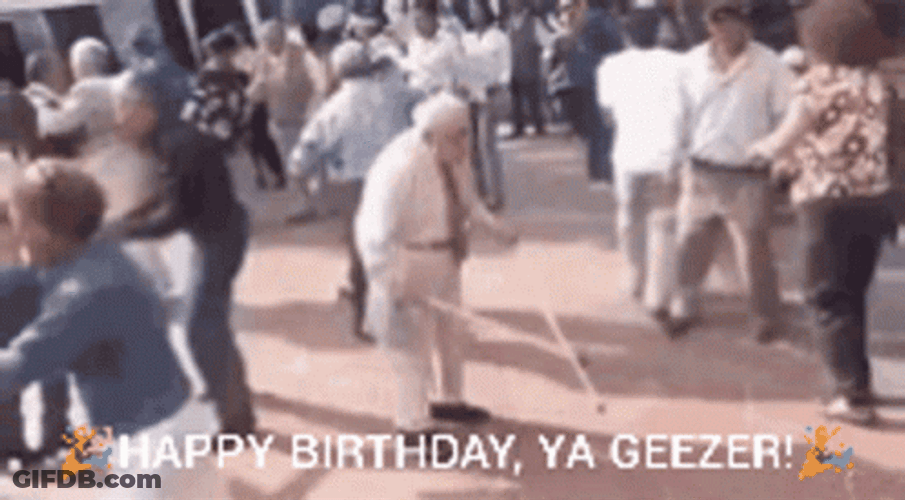 Grumpy Old Man Happy Birthday GIF