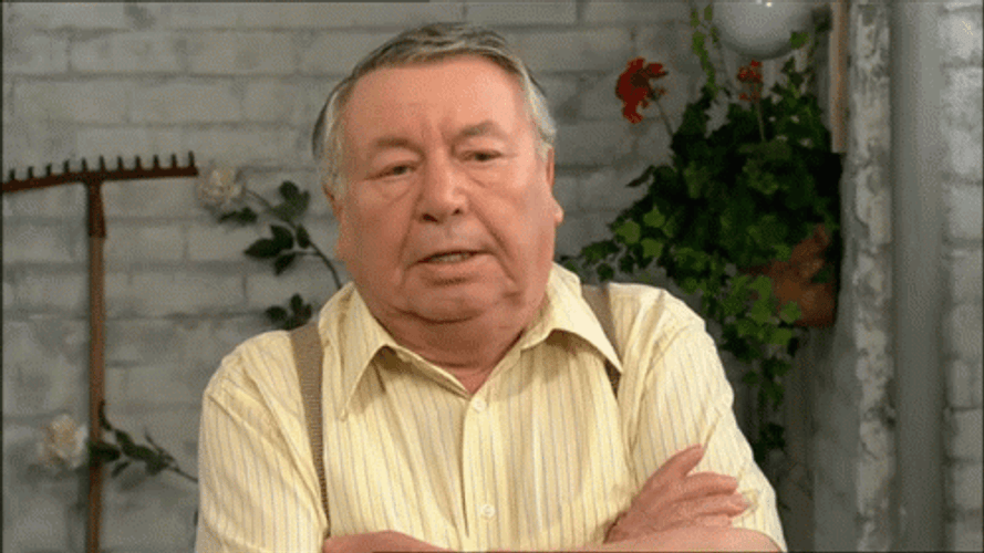 Grumpy Old Men Asian Grandpa Shaking Head GIF
