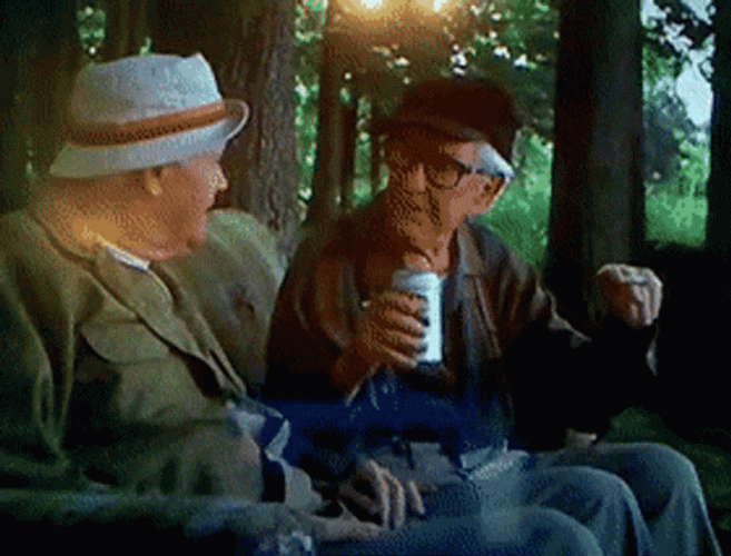 Grumpy Old Men Burgess Meredith GIF