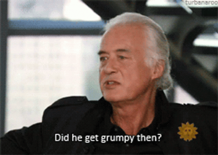 Grumpy Old Men Robert Plant GIF