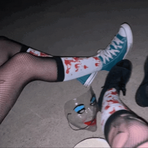 Grunge Aesthetic 90S Fashion Stockings GIF