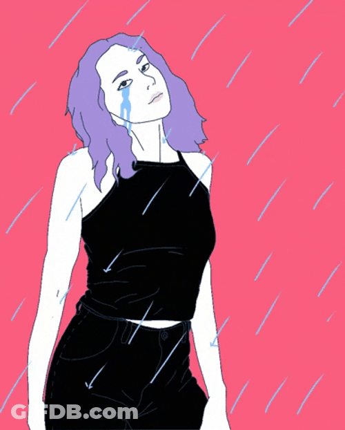 Grunge Aesthetic Sad Girl Art GIF