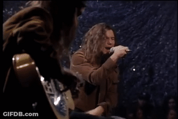 Grunge Band Pearl Jam Black GIF