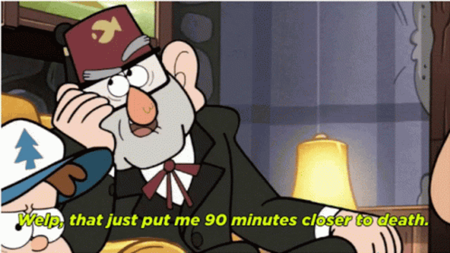 Grunkle Stan 90 Minutes Closer GIF
