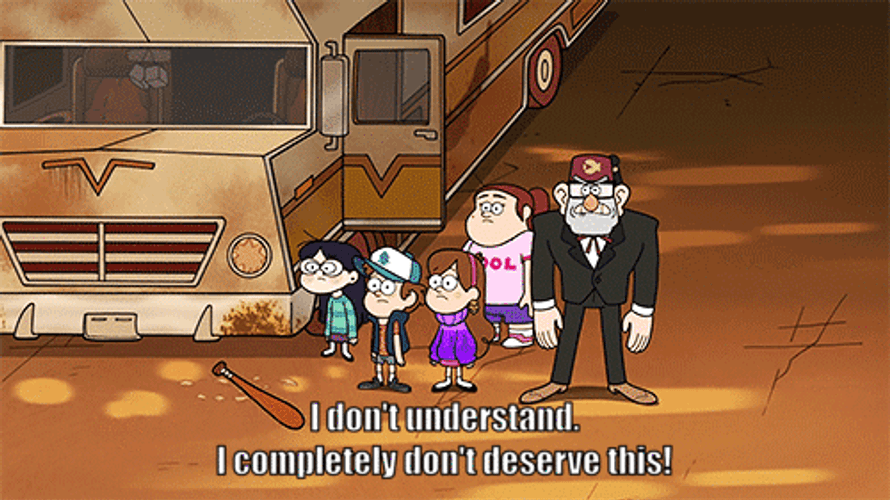 Grunkle Stan Don't Deserve This GIF