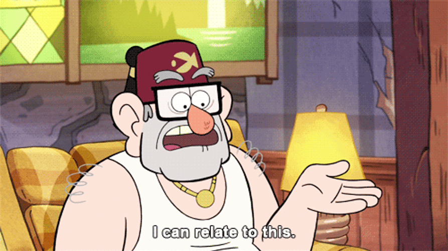 Grunkle Stan I Can Relate To This GIF