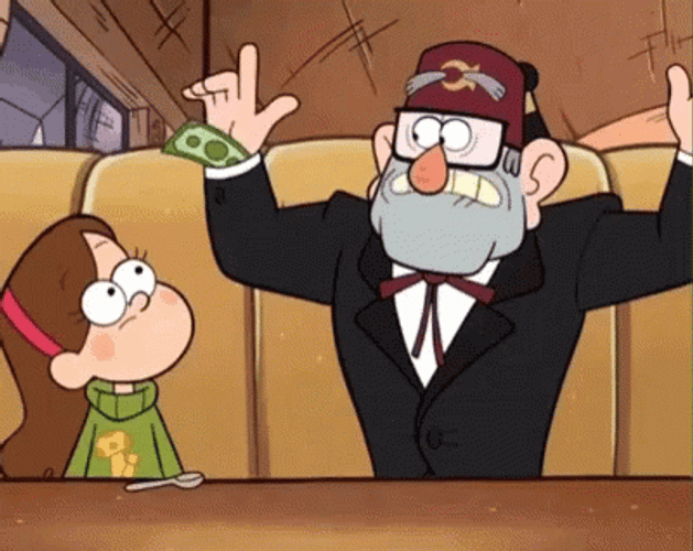 Grunkle Stan Mabel Pines Money GIF
