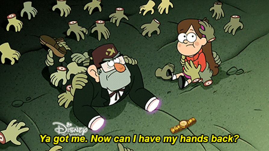 Grunkle Stan My Hands Back GIF