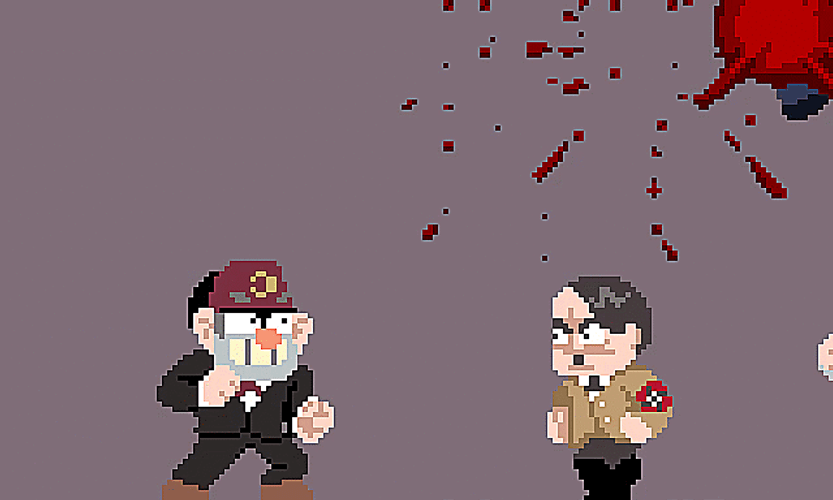 Grunkle Stan Punch Pixel Art GIF