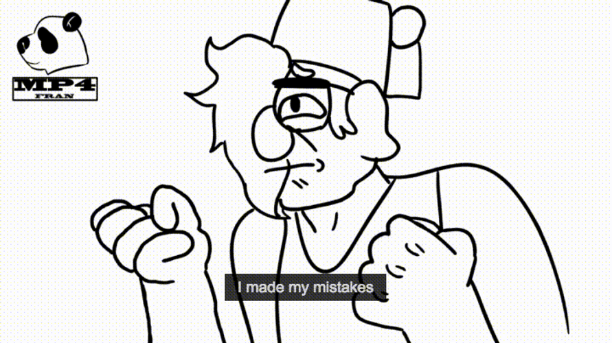 Grunkle Stan Sketch Animation GIF