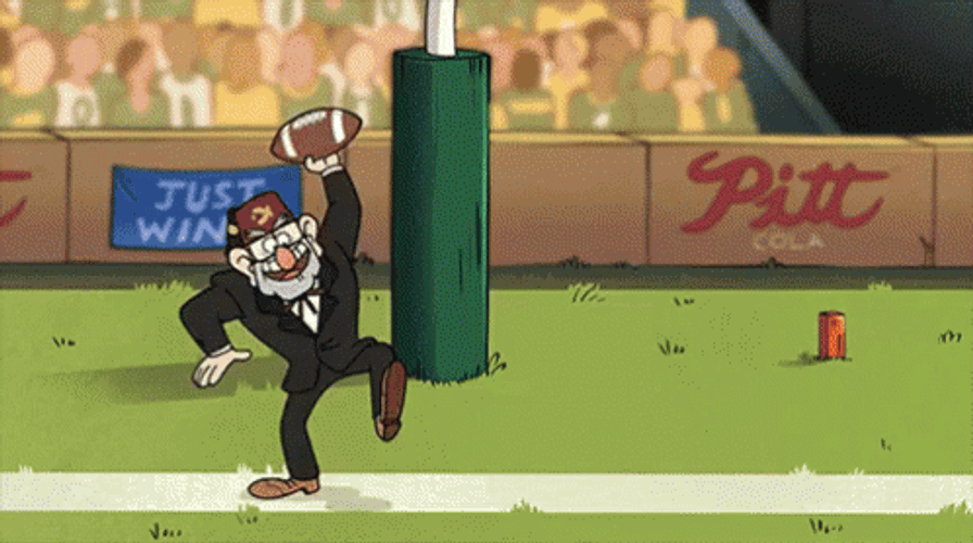 Grunkle Stan Yes Football Dance GIF