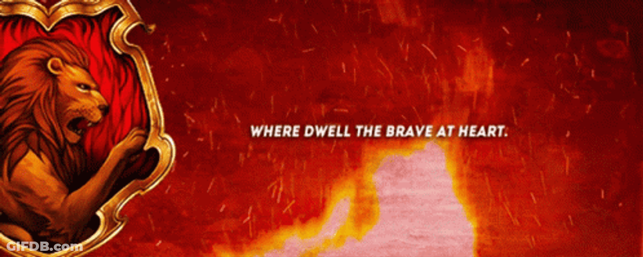 Gryffindor Motto GIF