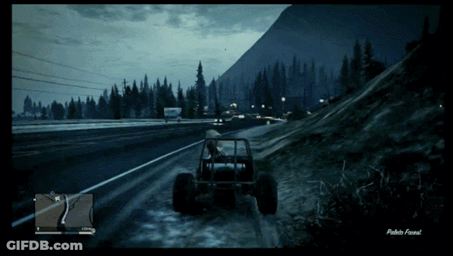 GTA Animal Got Hit GIF