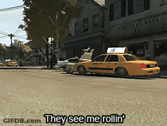 GTA Mr. Bean Car GIF