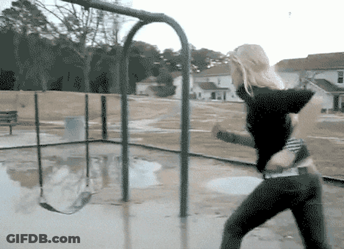 Gta Wasted Failed Ride On A Swing GIF