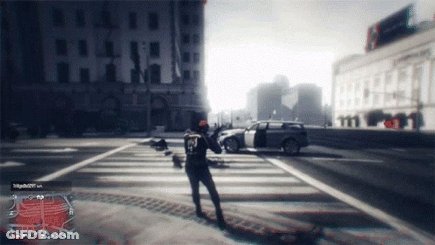 Gta Wasted Getting Shot GIF