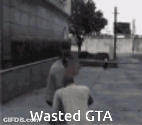 Gta Wasted Slow Motion GIF