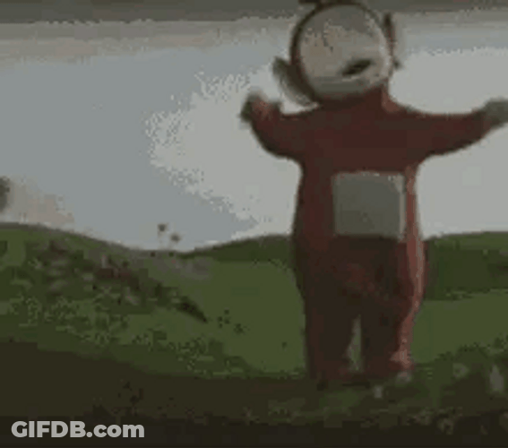 Gta Wasted Teletubbies Falling Down GIF