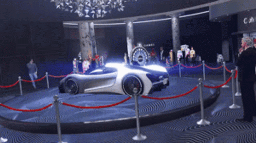 Gta5 Grey Coquette Vehicle Spinning Podium GIF