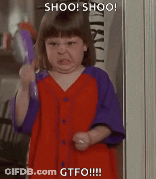 Gtfo Mad Angry Girl GIF