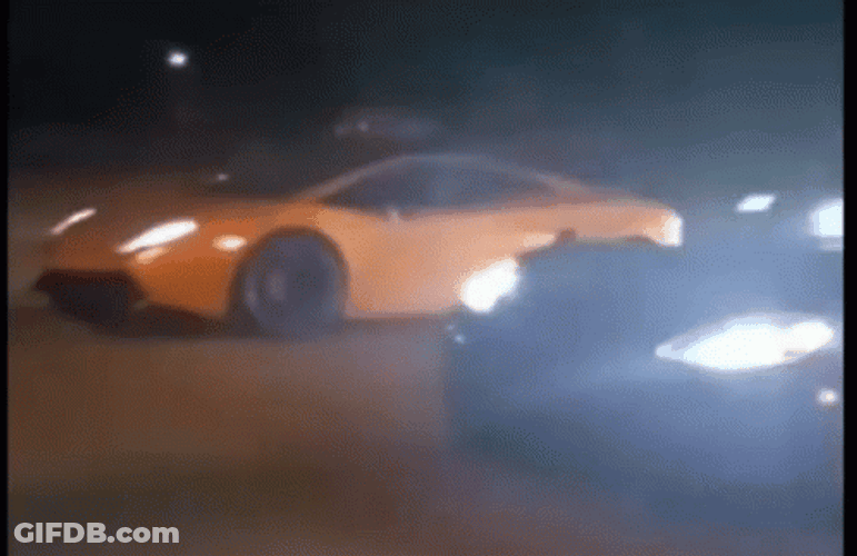 Gtr R34 Race At Night GIF