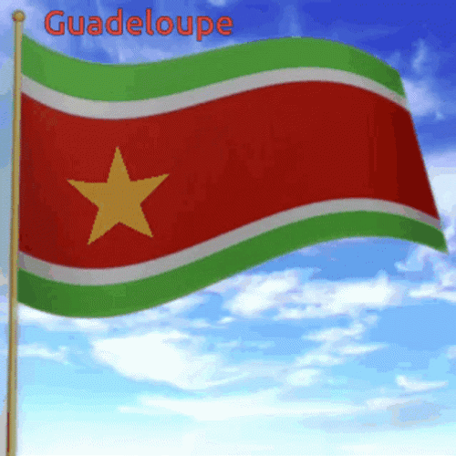 Guadeloupe Old Flag GIF