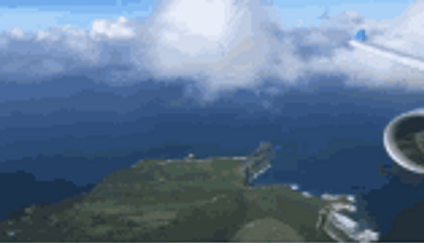 Guadeloupe Plane View GIF