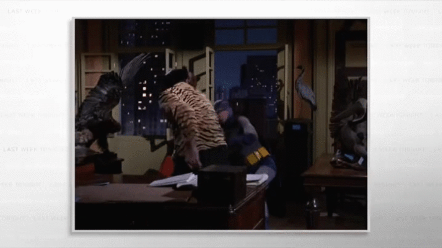 Guam Batman Fighting Hard GIF