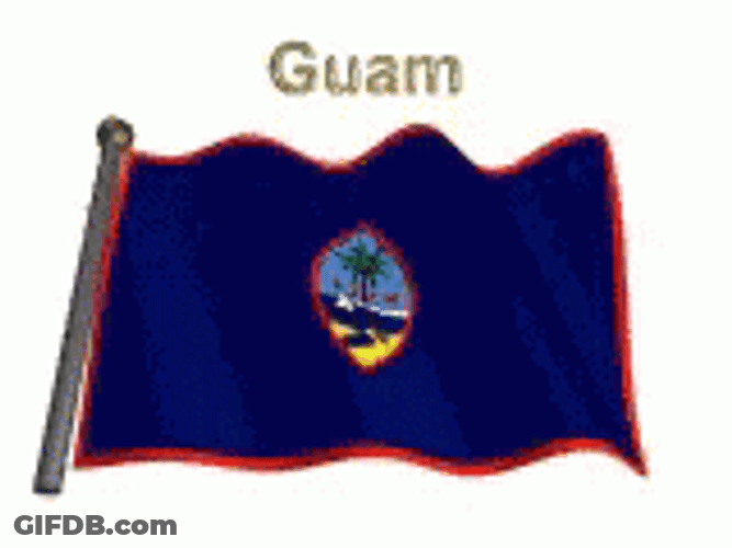 Guam National Flag Waving GIF