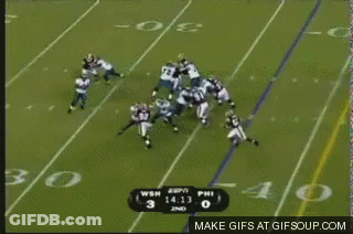 Guards Win Poster With Statue GIF