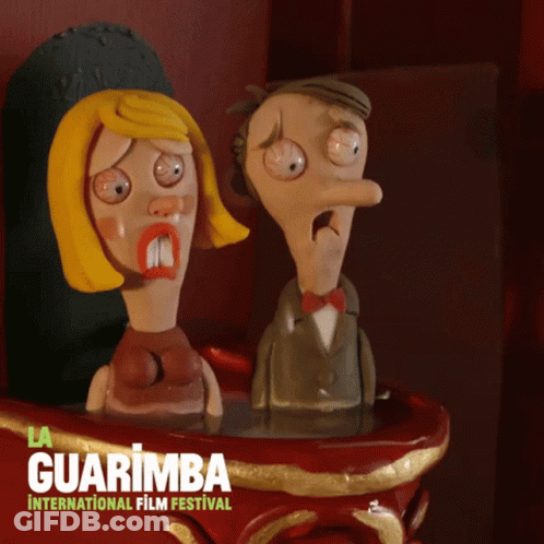 Guarimba International Film Festival Poster Man And Woman GIF