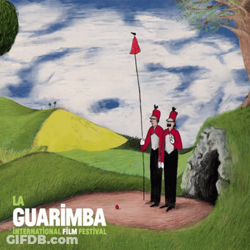 Guarimba International Film Festival Two Men Playing Golf GIF