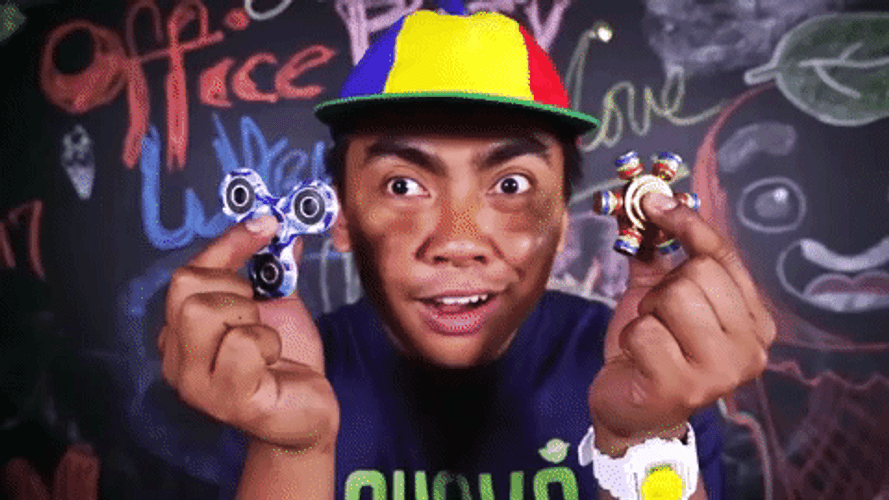 Guava Juice Fidget Spinner GIF