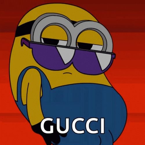 Gucci Bob The Minion GIF