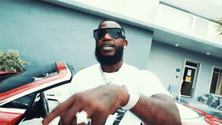 Gucci Mane Flexing Luxury Wrist Watch GIF