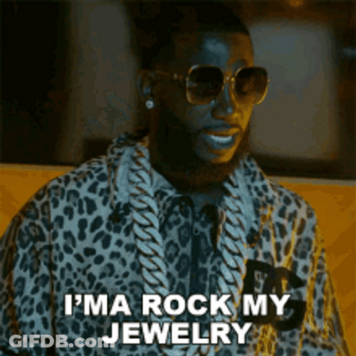 Gucci Mane Rock My Jewelry GIF