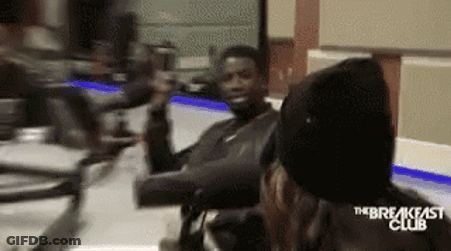 Gucci Mane Staring His Friend GIF