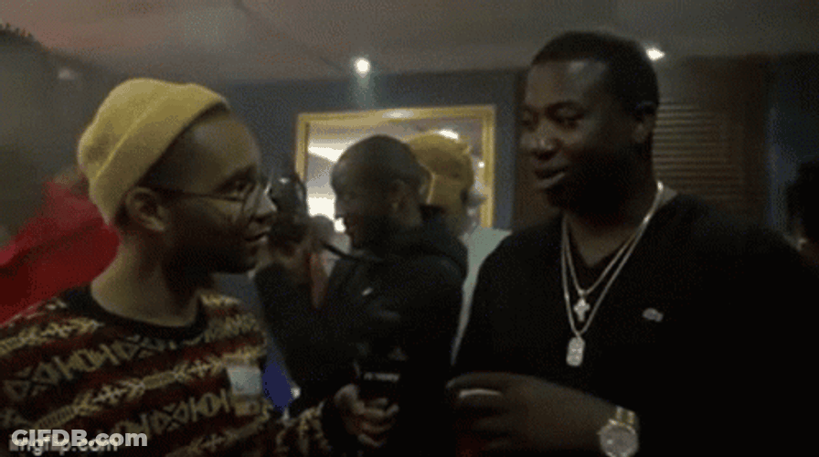 Gucci Mane Talking His Friend GIF