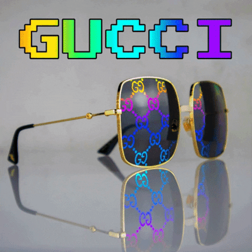 Gucci Multicolor Sunglasses GIF