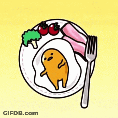 Gudetama Lazy Egg Dance Breakfast GIF