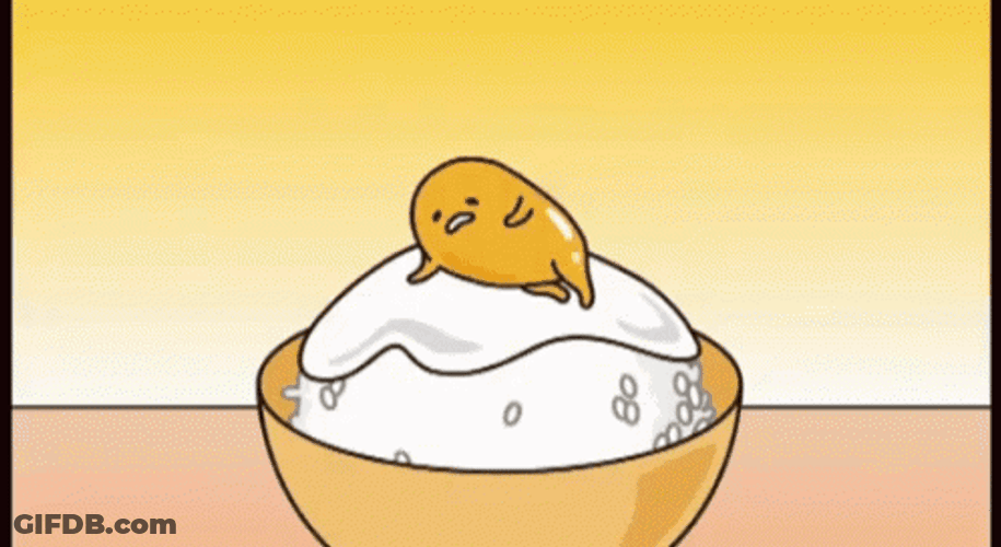 Gudetama Lazy Egg Topping GIF