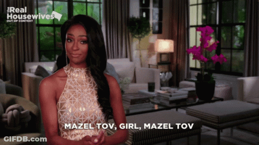 Guerdy Abraira Applauding Mazel Tov Girl GIF