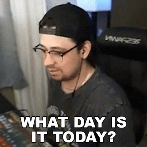 Guess What Day It Is Asking Question GIF