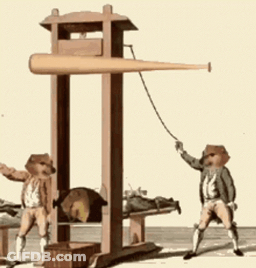 Guillotine Shiba Inu Bonk GIF
